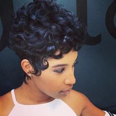 Short Cut Wigs, Short Pixie Wigs, Bob Black, Curly Pixie Hairstyles, Curly Pixie, Pixie Cut Wig, Curly Hair Women, Penteado Cabelo Curto, Black Hairstyles