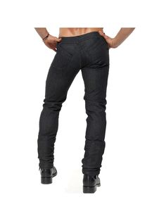 Men Casual Pants, Strapped Low-waisted Sexy Trousers Black Slim Fit Full Length Bottoms, Black Fitted Straight Leg Bottoms, Fitted Club Bottoms With Pockets, Fitted Bottoms With Pockets For Club, Fitted Black Straight Leg Pants, Black Fitted Straight Leg Pants, Edgy Non-stretch Straight Leg Bottoms, Edgy Non-stretch Straight Leg Pants, Black Slim Fit Mid-rise Bottoms