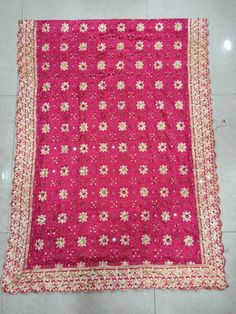 Item Overview ATHARVA/Phulkari Embroidery/Indian Dupatta /Mirror & Zari Work/Customize as Salwar Kameez/ Pink & Green/Dress Material/Zari Work/Thread Work/Punjabi/Stolls 🌷 Dno. PHUL705 ⚘Phulkari/Heavy Embroidery/Mirror Work Dupatta/ Stole/ Scarf/Wrap/Dress Material Georgette Dupatta ⚘Length: 2.5 Mtrs ⚘Width: 1.12 Mtrs ⚘Customization: * Fabrics: Designs Can be Customised Stitched into Salwar Kameez * Different colors Available ⚘Care: * Dry Clean/ Avoid direct Ironing on Embroidery Part. ⚘Referen Pink Chinon Sets With Zari Work, Pink Embroidered Fabric With Traditional Drape For Festive, Pink Embroidered Fabric With Resham Embroidery In Traditional Drape, Pink Traditional Drape Embroidered Fabric For Festive Occasions, Pink Dola Silk Traditional Wear With Zari Work, Pink Traditional Wear With Resham Embroidery In Dola Silk, Pink Bollywood Style Kurta For Festivals, Eid Traditional Nida Wear With Mirror Work, Pink Embroidered Fabric With Dori Work