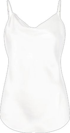 Cinq A Sept Marta silk cami top - White