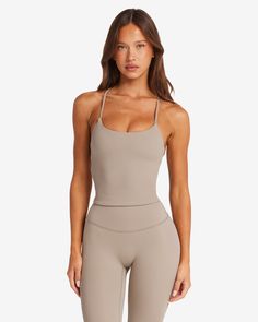 Freedom Sculpt Tank | Almond Isabelle Mathers, Wardrobe Light, Pilates Clothes, Gym Wear For Women, Gym Fits, Shop Boutique, Waist Length, Gym Wear, Workout Wear