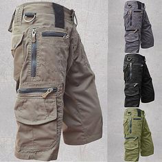 Season:Summer; Fabric:Cotton; Gender:Men's; Style:Streetwear,Stylish; Elasticity:Micro-elastic; Occasion:Casual,Daily; Fit Type:Regular Fit; Function:Breathable,Outdoor,Sports; Waistline:Mid Waist; Pattern:Solid Color; Design:Multiple Pockets; Pants Type:Cargo Shorts,Shorts,Straight; Fly Type:Button,Zipper; Front page:FF; Listing Date:02/14/2022; Production mode:External procurement; Hips:; Length:; Waist:; Pants Length:Knee Length Capri Shorts, Winter Shorts, Moda Streetwear, Shorts Cargo, Mens Cargo, Cargo Shorts Men, Jogger Shorts, Designer Shorts, Cotton Pants