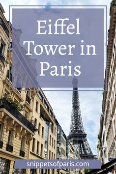 the eiffel tower in paris with text overlay