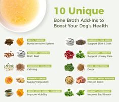 the 10 unique bone broth add - ins to booster your dog's health