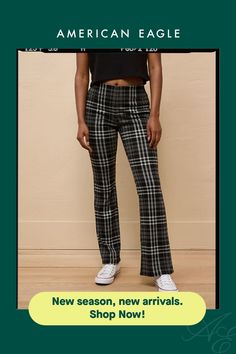 Super soft It Knit fabric/Elastic waist/Plaid print Plaid Pant, White Jeans Men, Athletic Fit Jeans, Dream Jeans, Jean Trends, Bootcut Pants, Curvy Jeans, Medium Wash Jeans, Plaid Pants