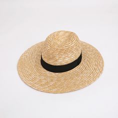 Material: wheat strawFor the season: SummerHat style: flat topHat brim style: wide brimSize: adjustable (55-60cm)Function: sun protection, sunshadeStyle: straw hatStyle: Versatile, elegant, minimalist, casual, fashionable OL, simple, European and American, light luxury, high-endFabric name: Wheat strawProcessing method: hand knittingStyle Category: Fashion CommutingProcessing technology: hand-woven Spring Wide Brim Paper Straw Boater Hat, Spring Wide Brim Boater Hat In Paper Straw, Beige Boater Hat With Flat Crown For Spring, Straw Boater Hat With Flat Brim For Vacation, Chic Summer Panama Hat With Flat Crown, Chic Panama Hat With Flat Crown For Vacation, Chic Flat Brim Straw Hat With Uv Protection, Chic Straw Hat With Uv Protection And Flat Brim, Beige Flat Crown Sun Hat For Spring