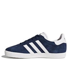 Adidas originals Gazelle J BY9144 (SNKR) Navy Adidas, Adidas Originals Gazelle, Xmas Wishes, Adidas Gazelle, Stylish Sneakers, Christmas List, Cute Hairstyles, Adidas Originals, Navy And White