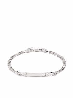 Silver sterling silver Girl bracelet from MARIA BLACK featuring chain-link detailing and lobster claw fastening. | Maria Black Girl bracelet Farfetch Bracelet, Black Jewelry Bracelets, Girl Bracelet, Maria Black, Black Jewelry, Bracelet Silver, Silver Bracelets, Lobster Claw, Sterling Silver Chains