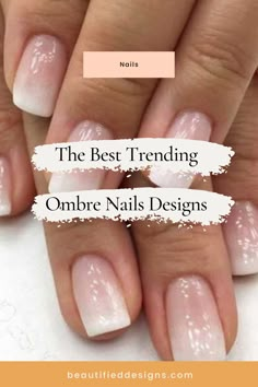 Nowadays, the question is not just about what color to put on your nails, but also what design best suits your personality or mood. With so many color gradients and designs to choose from, the challenge is about making sure that your ombre nails are fresh, fab and fierce. In this article, you can find 29 beautiful Ombre Nails Ideas: pink, blue, red, glitter Trending Ombre Nails, Nails Ideas Pink, Ombre Nails Ideas, Ombre Nail Colors, Glitter Fade Nails, Ombre French Nails, Ombre French Tips, Ombre Gel Nails