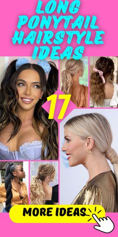 Layered Elegance: Long Ponytail Hairstyles with Layered Haircuts: Elevate the elegance of your long ponytail hairstyle by incorporating layered haircuts. The combination of layers and a flowing ponytail creates a dynamic and captivating look that's perfect for various occasions, from formal events to casual outings. Ponytail Hairstyles Curly, Double Ponytail, Bubble Ponytail, Ponytail Hairstyle