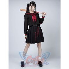 Hell Girl Jigoku Shōjo Cosplay Uniform School Uniform C00021