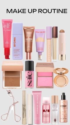 Sephora Makeup Routine, Make Up Routine Steps Simple, Must Have Makeup Products For Beginners, Makeup For Neutral Skin Tone, Winter Makeup Products, Natural Makeup Routine, Makeup Routine Guide, Makeup For Kids, Teen Makeup