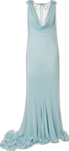 Elastane Maxi Prom Dress, Light Blue Stretch Dress For Evening, Stretch Light Blue Dress For Evening, Light Blue Fitted Silk Dress, Elegant Light Blue Stretch Dress, Elegant Blue Maxi Dress With Flowy Skirt, Elastane Stretch Wedding Dresses, Satin Gala Dress With Flowy Skirt, Satin Dress With Flowy Skirt For Gala