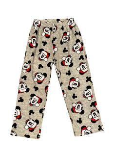 Disney Mickey Mouse Pajama Pants Sleepwear Pjs Unisex Kids Size 5 EUC. Disney Pjs Aesthetic, Cartoon Pjs, Fluffy Pj Pants, Lulu Clothes, Pjs Pants, Disney Pjs, Disney Pajama Pants, Night Clothes, Mickey Mouse Pajamas