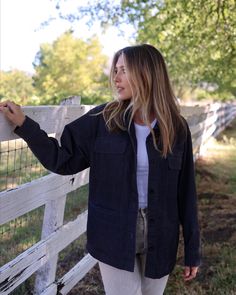 The epitome of transitional style that you'll want to wear year-round. Make the Corduroy Jacket yours today. 📷: @caitlinconfidential Barn Jacket, Jenni Kayne, Corduroy Jacket, Transitional Style, Fall Looks, Cool Girl, Autumn Fashion, Slip Dress, Trousers