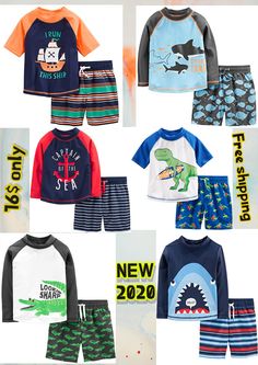 Color: different colors Size: All sizes Rashguard: 83% Polyester, 17% Elastane; Trunk: 100% Polyester Imported Hand Wash Rash guard has color block design Swim trunk has functional draw cord Mesh lining Trusted Carter’s quality, everyday low prices, and hassle-free packaging- #boyclothing #boys #boyswillbeboys #boy #boystyle #vintageads #teenboymodel #groovyclothes #groovydude#kids clothes ideasgirl kids clothes, girl kid outfits, monogramed kids clothes, cute girl clothes kids, fashionable baby Baby Phat Clothes, Cute Girl Clothes, Smocked Baby Clothes, Groovy Clothes, Fashionable Baby, Kid Outfits, Girl Kid, Clothes Girl, Simple Joys