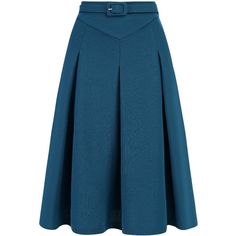 Show off your charm in this Allegra K A-line skirt in all seasons with a casual top or elegant blouse. The knee-length skirt details a pleated front and a belted waist, making you cute and charming in daily life. Wear yours with heels, sneakers, or sports shoes for a casual look. Whether you're in the office or out on the town, this skirt is perfect for any occasion. Chic Knee-length Solid Color Pleated Skirt, Chic Knee-length Pleated Skirt In Solid Color, Solid Color Pleated Midi Skirt For Work, Chic A-line Pleated Skirt In Solid Color, Solid Color Full Pleated Skirt For Work, Fitted Full Pleated Skirt In Solid Color, Workwear Pleated Skirt, Fitted Belted Blue Skirt, Fitted Blue Belted Skirt