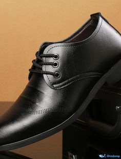 OrcaJump - Mens Business Oxford Ankle Boots, British Wedding Office and Career PU Booties, Black and Brown, Fall and Spring Black Round Toe Lace-up Shoes For Wedding, Black Lace-up Shoes With Round Toe For Wedding, Black Oxfords For Wedding With Round Toe, Black Oxfords With Round Toe For Wedding, Black Round Toe Oxfords For Wedding, Black Closed Toe Oxfords For Wedding, Black Round Toe Leather Shoes For Wedding, Black Leather Round Toe Shoes For Wedding, Black Round Toe Leather Wedding Shoes