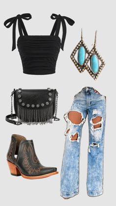 Country Fest Outfits, Clothes Country, Country Fest, Country Fits, Casual Country Outfits, Outfit Inso, Western Clothes, Closet Wishlist, Fest Outfits