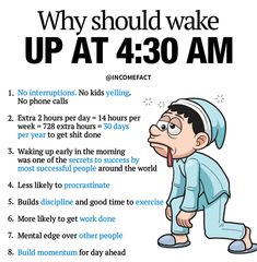 5am Club, Nutrition Sportive, Study Motivation Quotes, Secret To Success, Transportation Design, Early Bird, Self Care Activities, How To Wake Up Early, Health Facts