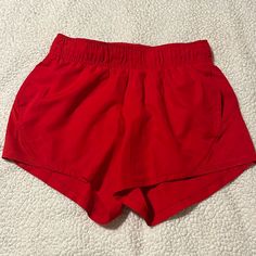 Brand New. Fits S-L. Red Stretch Athletic Shorts For Beach, Red Stretch Athletic Shorts For Spring, Summer Red Athletic Shorts With Pockets, Red Athletic Shorts With Pockets For Summer, Day 1, Lululemon Speed Up Shorts, Casual Activewear, Spirit Week, Keto Transformation