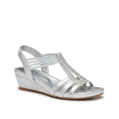 Kelly & Katie-Valka Wedge Sandal Finish off a summery look with the sleek Valka wedge sandal from Kelly & Katie. A sparkling finish and rhinestone-accented design add shine to your ensemble. Birkenstock Styles, Wedge Shoe, Active Wear Outfits, Kids Socks, Sneaker Brands, Mother Of The Groom, Wedge Sandal, Brunch Recipes, Socks Women