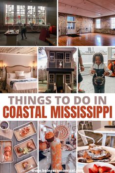 things to do in coastal mississippipii collage with photos and text overlay