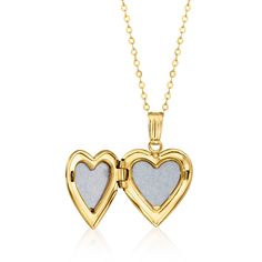 Ross-Simons - 10kt Yellow Gold Floral Heart Locket Necklace. 18". Canaria fine jewelry. Perfect for everyday wear, these genuine 10kt gold wardrobe essentials are fashionable, fun and designed to last a lifetime. Strong and durable, our collection of gold classics is always a great value. Add a sweet sentiment to your style with this 10kt yellow gold floral heart locket necklace. Suspends from a cable chain. Fits approx. 5/16" x 5/16" photo inside. Textured and polished finishes. Springring clas Gold Wardrobe, Heart Locket Necklace, Gold Locket, Floral Heart, Heart Locket, Gold Floral, Locket Necklace, Cable Chain, Locket