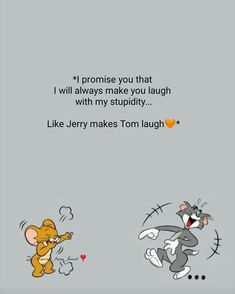 Love posts, romantic lines, love quotes, cute couples, cartoon tom and jerry Tom Jerry Quotes, Tom And Jerry Love Quotes, Black Ascetic, Jerry Quotes, Tom And Jerry Quotes, Tom Ve Jerry, Tom And Jerry Pictures, Anniversary Quotes Funny, Happy Girl Quotes