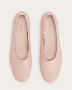 The Day Glove Pale Pink – Everlane Leather Low Heel Flats For Everyday, Modern Everyday Ballet Flats, Everyday Low-top Leather Flats, Modern Ballet Flats With Round Toe For Everyday, Modern Round Toe Ballet Flats For Everyday, Everyday Leather Low-top Flats, Everyday Ballet Flats With Branded Insole, Everyday Slip-on Ballet Flats With Branded Insole, Everyday Slip-on Ballet Flats With Rubber Sole