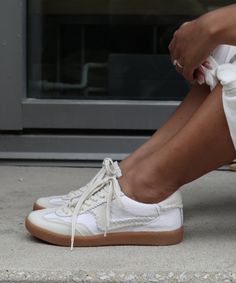 NOTICE STITCH SNEAKERS IVORY CALF HAIR – Dolce Vita Stitch Sneakers, Dolce Vita Sneakers, Hair Texture, Dolce Vita Shoes, Calf Hair, Contrast Stitch, Textured Hair, Me Too Shoes, And Now