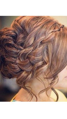 Getting ready for prom? Check out our top 12 prom styles for long hair | Hair  Beauty | Closer Online Beautiful Wedding Hair, Easy Updo, Updo Styles, Hair Styles 2014, Wedding Hairstyles Updo, Braided Updo, Wedding Hairstyles For Long Hair, Wedding Hair And Makeup