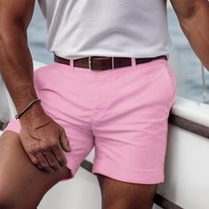 Season:Summer; Fabric:100% Cotton; Gender:Men's; Style:Designer,Fashion; Occasion:Holiday,Daily,Casual; Fit Type:Regular Fit; Function:Breathable,Comfort; Waistline:Mid Waist; Pattern:Plain; Design:Buttons,Front Pocket; Pants Type:Shorts,Casual Shorts,Summer Shorts,Pink Shorts; Fly Type:Button; Front page:FF; Listing Date:03/05/2024; Hips:; Length:; Waist:; Pants Length:Short Solid Bermuda Shorts With Built-in Shorts For Summer, Pink Swim Trunks With Built-in Shorts For Summer, Stretch Solid Color Shorts For Vacation, Bermuda Beach Shorts In Solid Color, Solid Color Shorts For Beach Vacation, Solid Color Shorts For Spring Vacation, Short Inseam Swim Trunks For Summer Beach, Summer Beach Swim Trunks With Short Inseam, Solid Color Beach Shorts For Summer