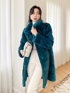 Female Warm Winter Real Mink Fur Long Outwear Jacket  -  GeraldBlack.com Mink Fur Coat Women, Fur Decoration, Fur Coat Long, Long Winter Jacket, Warm Winter Jacket, Warm Jackets, Fur Decor, Warm Winter Jackets, Mink Fur Coat