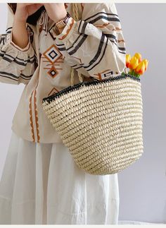 IN STOCK. SHIPPING FROM LOS ANGELES. FAST PROCESSING. An artisanal basket of hand-woven straw basket bag. Perfect for this summer! Shoulder or top handle carry. It's a lightweight option that's ideal for summer activities, designed to be both fashionable and functional. Size: 45cm wide opening x 30cm tall (17in x 12in) Designer Style ID: 8444 Large Capacity Jute Bucket Bag For Spring, Spring Large Capacity Jute Bucket Bag, Spring Braided Crochet Tote Bag, Casual Jute Straw Handheld Bag, Casual Handheld Jute Straw Bag, Casual Spring Basket Bucket Bag, Casual Braided Basket Beach Bag, Spring Braided Straw Bag, Casual Braided Straw Bucket Bag