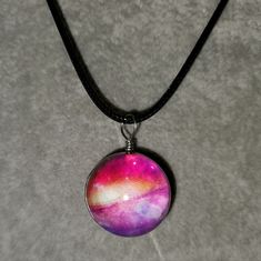 Handmade Necklace Beautiful Galaxy Cham Tarnish Resistant Adjustable Necklace Beautiful Galaxy, Galaxy Necklace, Adjustable Necklace, Handmade Necklace, Necklace Handmade, Resin Jewelry, Handmade Necklaces, Pink Black, Womens Jewelry Necklace