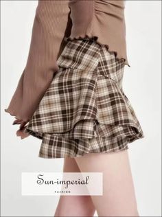 Material:Rayon,Spandex Style:Preppy Style Elasticity:Slight Strech Origin:Mainland China CN:Jiangsu Fabric Type:Broadcloth Waistline:empire Pattern Type:Plaid Fit Type:Slim Fit Silhouette:Trumpet / Mermaid Dresses Length:Above Knee, Mini Age:18-24 Decoration:NONE Place Of Origin:China (Mainland) is_customized:No Gender:WOMEN Size Table S : Waist 64m(25.2") Hip 98cm(38.6") Length 32cm(12.6") M : Waist 68cm(26.8") Hip 102cm(40.2") Length 33cm(13") L : Waist 72cm(28.3") Hip 106cm(41.7") Length 34cm Brown Mini Skirt Outfit, Brown Plaid Skirt, Bakery Owner, Checkered Mini Skirt, Empire Pattern, Brown Mini Skirt, Mini Skirt Outfit, Under Shorts, Cafe Bakery