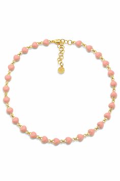 BUDDHA MAMA-Pink Heart Necklace-YELLOW GOLD Luxury Gold Heart Beads Necklace, Luxury Yellow Gold Necklace With Heart Beads, Luxury Yellow Gold Necklaces With Heart Beads, Jewelry Book, Pink Heart Necklace, Jewelry Girl, Marissa Collections, Irene Neuwirth, Pink Valentines