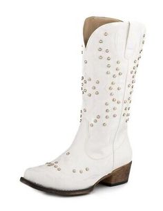 Top Seller for Roper Western Boots Womens Riley Pearl White 09-021-1566-3256 WH, Women's shoes Fitted White Snip Toe Boots, White Closed Toe Winter Boots, Trendy White Closed Toe Boots, White Snip Toe Boots For Spring, White Ankle-high Summer Boots, Fitted White Boots For Summer, White Fitted Summer Boots, White Fitted Casual Boots, Fitted White Summer Boots