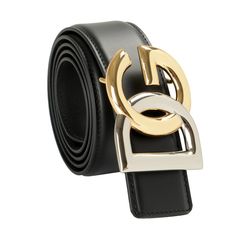 Dolce & Gabbana Unisex Black Leather Metal Buckle Belt Us 30 It 75 Product Details Retail Value: $495.00 This Is Authentic Dolce & Gabbana Unisex Black Leather Metal Double G Buckle Belt Sku: Bb-7647 Country/Region Of Manufacture Italy Material: 100% Leather Full Length: 35.5" Width: 1.5" Designer Black Belt With Gold Buckle, Elegant Black Belt With Gold Buckle, Elegant Black Belt For Evening, Men's Belts, Ar Accessories, Phone Holster, Walker Boots, Buckle Belt, Rain And Snow Boots