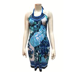 Elevate Your Wardrobe With This Stunning Cache Halter Dress, Ideal For Making A Statement. Its Vibrant Floral Print And Flattering Fit Will Turn Heads. Halter Neck With Tie Closure Blue Floral Print Polyester/Spandex Blend Size 8 Zipper Back Fully Lined Classy City Chicks, L.L.C. Halter Fitted Dress Summer Spring Floral Made In Usa Hand Wash Size: Womens Size: 8 Laid Flat Bust 28 In Waistline 24 In Hips 34 In Front Length 30 In Condition: New Without Tags Mint Condition Never Hesitate To Send An Blue Knee-length Elastane Bodycon Dress, Blue Elastane Knee-length Bodycon Dress, Blue Stretch Elastane Midi Dress, Blue Stretch Halter Neck Midi Dress, Blue Stretch Midi Dress With Halter Neck, Blue Floral Print Halter Dress, Blue Knee-length Elastane Dress, Blue Elastane Mini Dress For Spring, Blue Summer Dress In Elastane