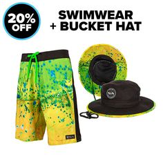 This pack combination is a summer favorite. Choose the Board Shorts with feather-light performance 4-way stretch durable woven moisture wicking material or swim trunks made for style, performance and comfort to be worn all day. A SA Bucket Hats will deliver a comfortable fit made from moisture wicking performance fabric while keeping the sun off your face. Incldues: Board Shorts or Swim Trunks Bucket Hat Casual Swim Trunks With Uv Protection For Sports, Summer Sports Swim Trunks With Uv Protection, Summer Swim Trunks With Uv Protection For Sports, Swim Trunks With Uv Protection For Beach Sports, Uv Protection Swim Trunks For Beach Sports, Uv Protection Swim Trunks For Beach Season, Breathable Swim Trunks For Summer Water Sports, Summer Beachwear Swim Trunks For Outdoor Activities, Spring Sports Swimwear With Upf 50+