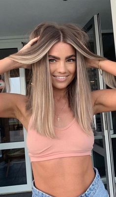 Blonde Highlights On Fine Hair, Blonde To Natural Brown, Blond And Brown Hair Ideas, Brown Hair Into Blonde, Blonde Hair And Brown Highlights, Hairdye Ideas Blonde, Ask Blonde Hair, Brown Hair Light Blonde Highlights, Natural Brown Blonde Hair