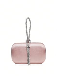 Bling Women's Fashion Polyester Material MINI Evening Party Bags Pink Glamorous   Polyester Plain,All Over Print Box Bag,Evening Bag & Jewelry Set   Women Bags, size features are:Bust: ,Length: ,Sleeve Length: Trendy Party Pouch Box Bag, Chic Pink Party Bag, Pink Party Shoulder Bag With Chain Strap, Chic Pink Box Bag For Party, Pink Rectangular Bag For Party, Elegant Pink Box Bag For Evening, Pink Handheld Box Bag For Formal Occasions, Pink Shoulder Bag With Chain Strap For Party, Pink Chain Strap Shoulder Bag For Party