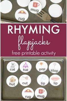 the rhyming placemats for kids to use