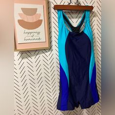 Nwt. Modest, 1-Piece Shortie Swimsuit. Open Back. One Piece, Romper Style, Shorts Swimsuit. Any 2 Or More Bundled Listings Receive A Discount! Please Always Ask Any Questions ***Wall Decor Picture Is Not Included Blue Sleeveless Bodysuit For Swimming, Black Stretch Swimwear For Play, Blue Stretch One-piece Swim Dress, Blue Stretch Swim Dress For Sports, Stretch Blue Swim Dress For Sports, Blue One-piece Swimsuit, Blue Beachwear Leotard For Swimming, Sleeveless Blue Leotard For Swimming, Blue Sleeveless One-piece Swimsuit