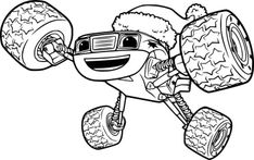 coloring pages for kids with cars and trucks in the style of disney pixas