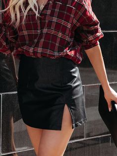 Skirts For Women Women's Skirts Slim Pu Motorcycle Split Leather Skirt – Instastyled | Online Fashion Free Shipping Clothing, Dresses, Tops, Shoes Pu Leather Skirt, Black Leather Skirts, Midi Dress Casual, Women's Skirts, Summer Skirts, Cute Skirts, Fashion Colours, Skirt Pattern, A Line Skirts