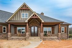 a house that is in the middle of some dirt