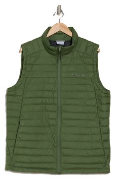 Get outdoors in this easy-to-layer puffer vest constructed in a water-resistant, channel-quilted design that packs into the pocket for easy travel. 28" length (size Small) Front zip closure Stand collar On-seam pockets Packs into pocket
 Drawcord-toggle hem Lined, with Thermarator™ 100% recycled polyester fill 100% polyester Machine wash, tumble dry Imported Silver Falls, Steve Madden Sneakers, Flip Flop Slippers, Get Outdoors, Easy Travel, Sweaters And Leggings, Short Suit, Comfortable Sandals, Jogger Jeans